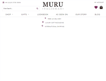 Tablet Screenshot of murujewellery.com